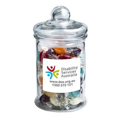 Yum Large Glass Lolly Jar - Promotional Products