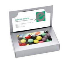 Devine Business Card Box with Lollies - Promotional Products