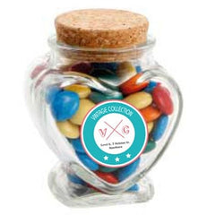 Devine Heart Jar filled with Lollies - Promotional Products