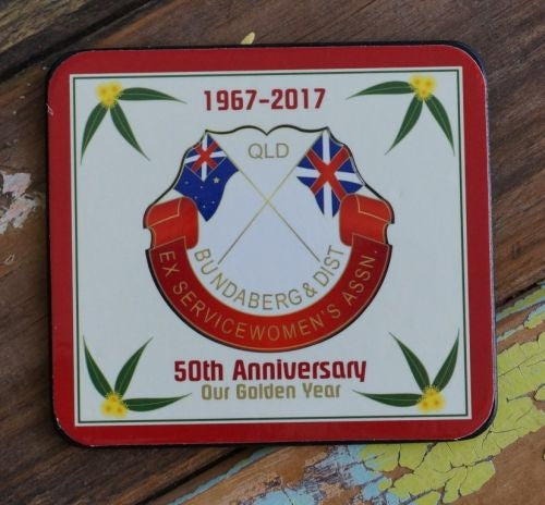 Cork Backed Timber Drink Coaster - Promotional Products
