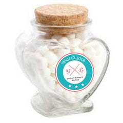 Devine Heart Jar filled with Lollies - Promotional Products