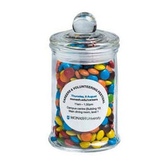 Yum Small Glass Lolly Jar - Promotional Products