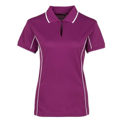Malcom Side Stripe Polyester Polo Shirt - Corporate Clothing