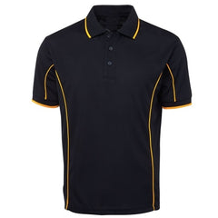 Malcom Side Stripe Polyester Polo Shirt - Corporate Clothing