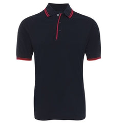 Malcom Contrast Trim Cotton Blend Polo Shirt - Corporate Clothing