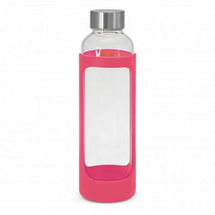 Eden 600ml Glass Drink Bottle With Silicone Sleeve - Promotional Products