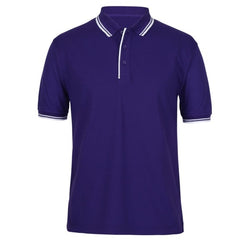 Malcom Contrast Trim Cotton Blend Polo Shirt - Corporate Clothing