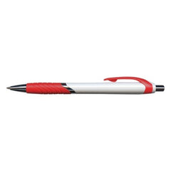 Eden Wave White Plastic Pen - Promotional Products