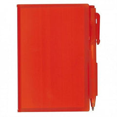 Eden Plastic Pocket Notebook with Pen - Promotional Products