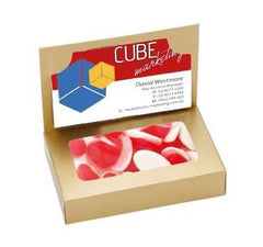 Devine Business Card Box with Lollies - Promotional Products