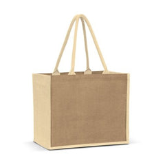 Eden Large Gusset Jute Carry Bag - Promotional Products
