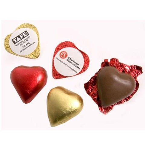 Yum Chocolate Hearts - Promotional Products