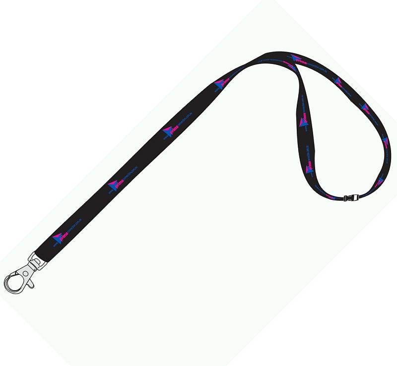 15mm Standard Logo Lanyard with 1 Safety Breakaway - Promotional Products