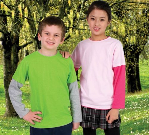 Aston Kids Double Sleeve TShirt - Corporate Clothing