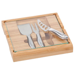 Oxford Bamboo Cheeseboard & Knife Set - Promotional Products