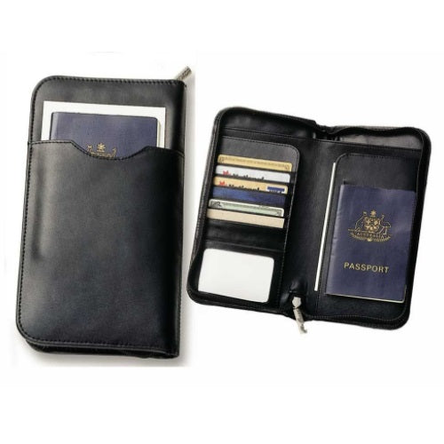 Avalon Leather Travel Wallet - Promotional Products