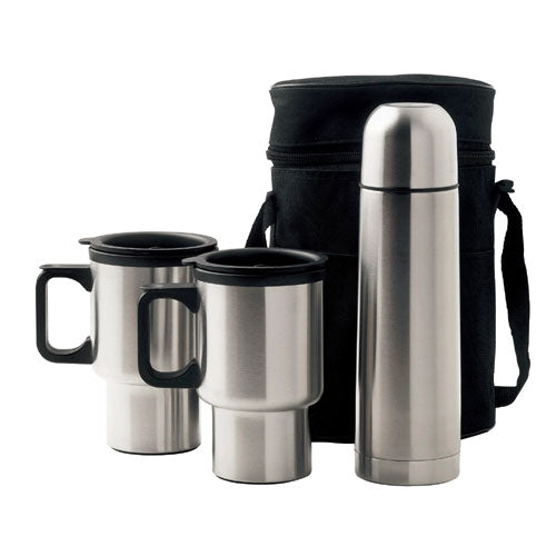 Oxford Travel Mug and Flask Set - Promotional Products