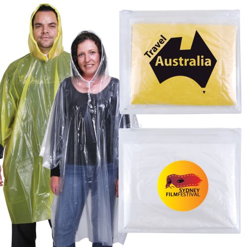 Bleep Poncho in Pouch - Promotional Products