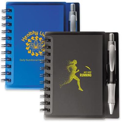 Bleep Spiral Notebook with Pen - Promotional Products