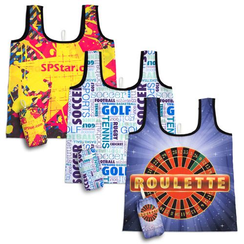 Boutique Folding Tote Bag with Pouch - Promotional Products