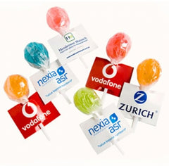 Yum Ball Lollipops with Brand Label - Promotional Products