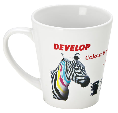 Cafe Latte Dye Sub Cup - Promotional Products