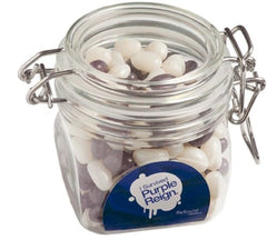 Yum Acrylic Clip Lock Container with Lollies - Promotional Products