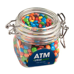 Yum Acrylic Clip Lock Container with Lollies - Promotional Products