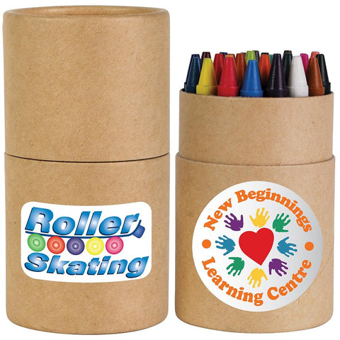 Bleep Crayons in Cardboard Tube - Promotional Products