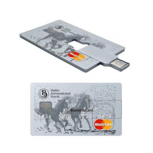 Credit Card Style Rectangle USB Flash Drive - Promotional Products
