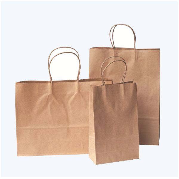 Crete Brown Paper Bag With Twisted Handles - Promotional Products