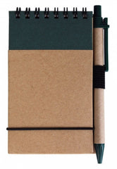 Bleep Eco Pocket Notebook with Pen - Promotional Products
