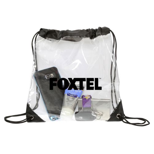 Econo Clear Backsack - Promotional Products