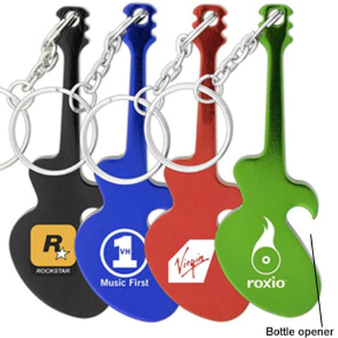 Econo Guitar Bottle Opener Keyring - Promotional Products