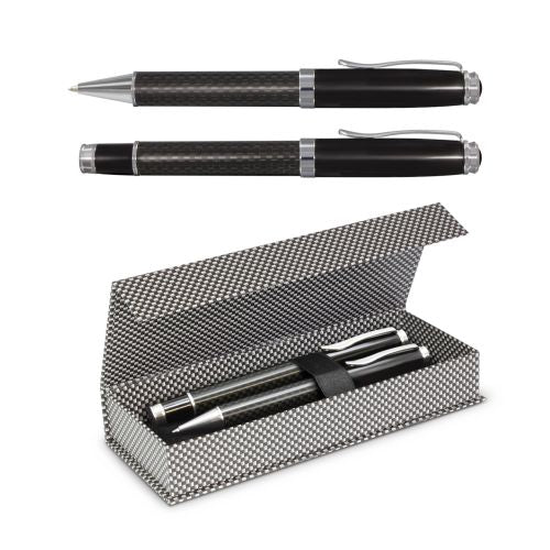 Eden Carbon Fibre Pen Gift Set - Promotional Products