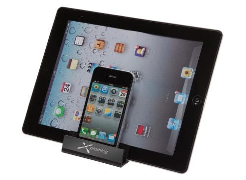 Classic Desktop Business Card Holder with Phone Stand - Promotional Products