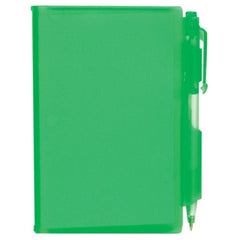 Bleep Plastic Pocket Notebook With Pen - Promotional Products