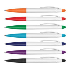 Eden Colour Range Plastic Pen with Stylus - Promotional Products