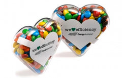 Yum Hearts filled with Lollies - Promotional Products