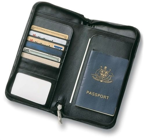 Avalon Leather Travel Wallet - Promotional Products