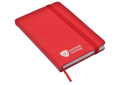 Classic Pocket Size Notepad with Elastic Closure - Promotional Products