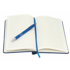Classic Leather Look A5 Notebook with Pen Set - Promotional Products