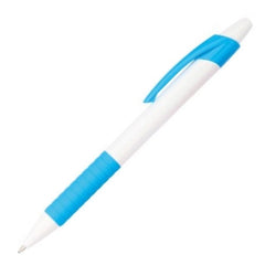 Arc Plastic Pen with Rubberised Grip - Promotional Products