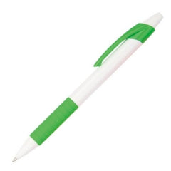 Arc Plastic Pen with Rubberised Grip - Promotional Products