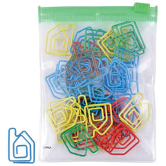 Bleep Shaped Paperclips in PVC Zippered Bag - Promotional Products