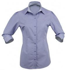 Outline Lightweight Mini Check Business Shirt - Corporate Clothing