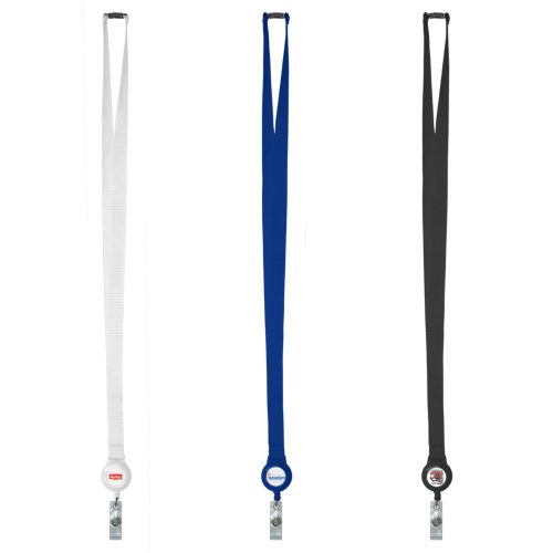 Eden Lanyard with Pull Reel Badge Holder - Promotional Products