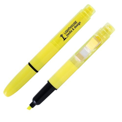 Bleep Highlighter with Sticky Flags - Promotional Products