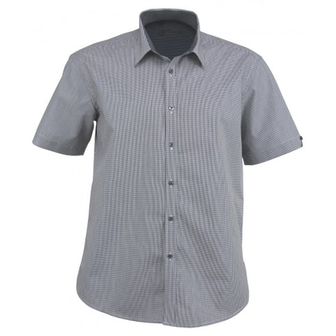 Outline Lightweight Mini Check Business Shirt - Corporate Clothing