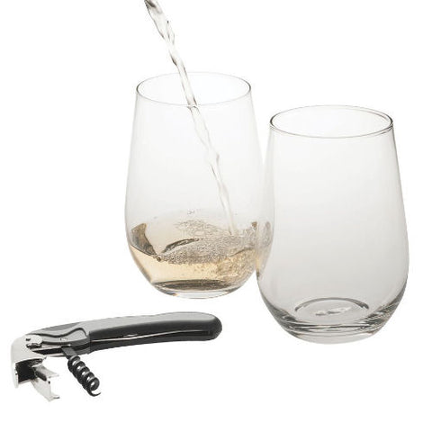 Avalon Stemless Wine Glass Set - Promotional Products
